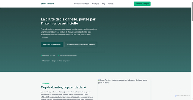 Security scan screenshot of https://www.brumerendion.com/