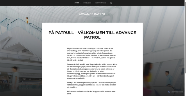 Security scan screenshot of https://advancepatrol.se