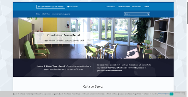 Security scan screenshot of https://cesarebertoli.it/