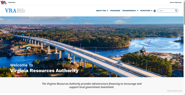 Security scan screenshot of https://virginiaresources.gov/