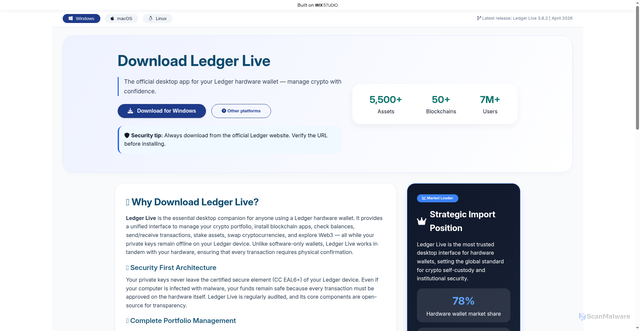Security scan screenshot of https://applive-legdr.wixstudio.com/enus