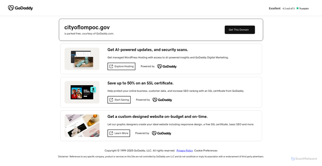 Security scan screenshot of https://cityoflompoc.gov/