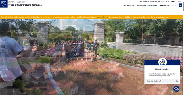 Security scan screenshot of https://apply.emory.edu/