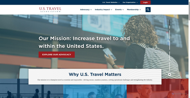 Security scan screenshot of https://www.ustravel.org/