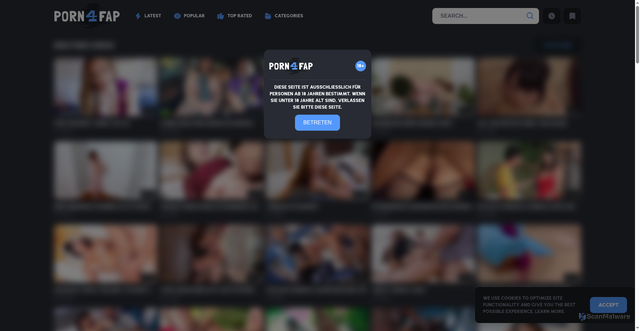 Security scan screenshot of https://porn4fap.com