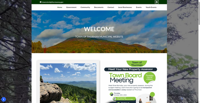 Security scan screenshot of https://thurmanny.gov/