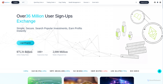 Security scan screenshot of https://qevopro.com/
