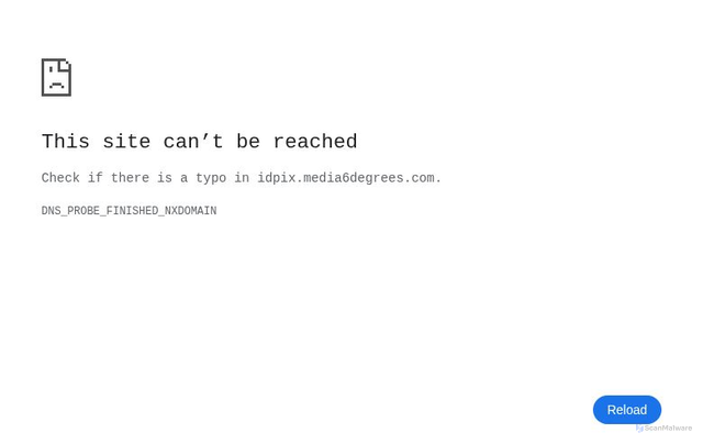 Security scan screenshot of https://idpix.media6degrees.com/
