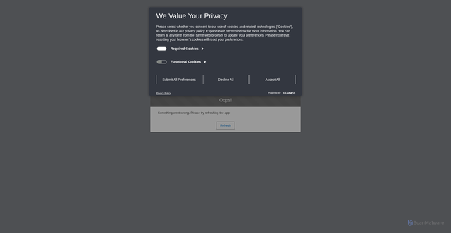 Security scan screenshot of https://www.solutionnavigator.com