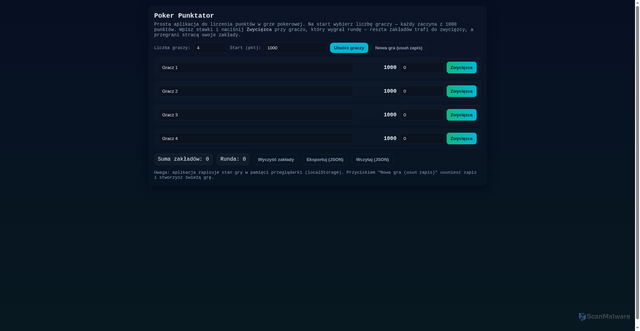 Security scan screenshot of https://pokerpunktator-pua3a8bpen.edgeone.dev/