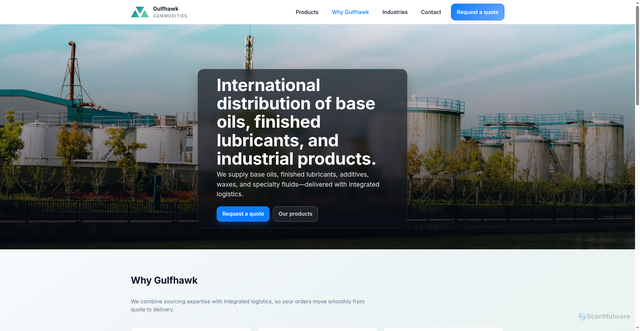 Security scan screenshot of http://gulfhawkgroup.pages.dev/