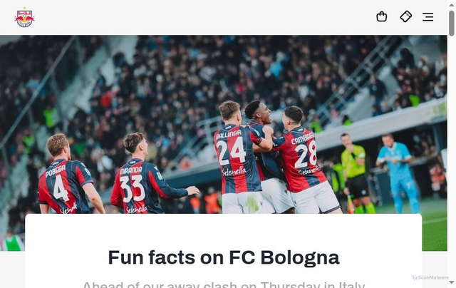 Security scan screenshot of https://www.redbullsalzburg.at/en/recent/analysis/gegnercheck-uel-25-26-fc-bologna