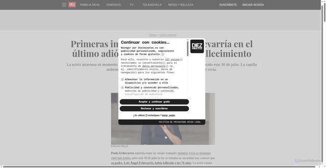 Security scan screenshot of https://www.diezminutos.es/famosos-corazon/famosos-espanoles/a73315644/paula-echevarria-tanatorio-muerte-padre/