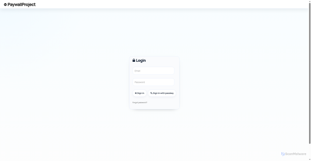 Security scan screenshot of https://newsletter.paywallproject.com
