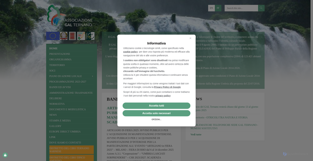 Security scan screenshot of https://www.galternano.it/
