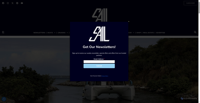 Security scan screenshot of https://sailmagazine.com/charter/charter-tips/10-things-first-time-charterers-wish-they-knew/
