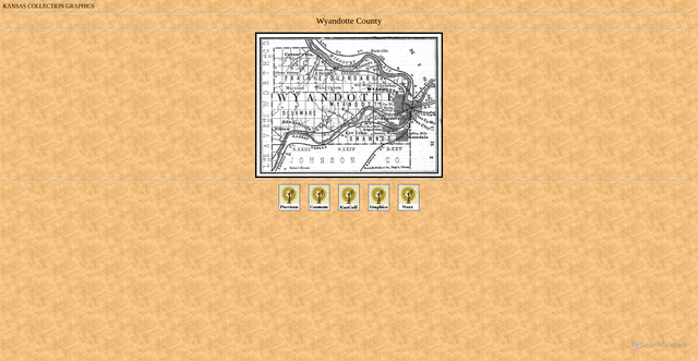 Security scan screenshot of https://www.kancoll.org/graphics/maps/wyandotte.htm