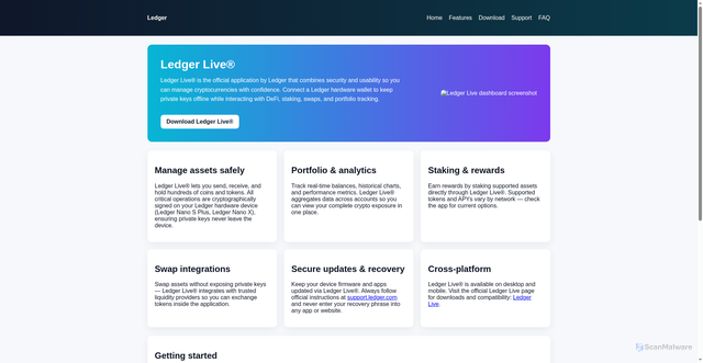 Security scan screenshot of https://help-us-ledgr-live.pages.dev