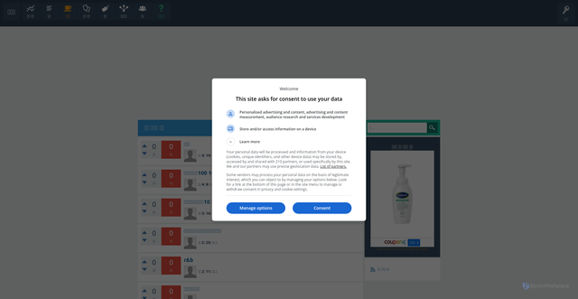 Security scan screenshot of https://nanumtip.com
