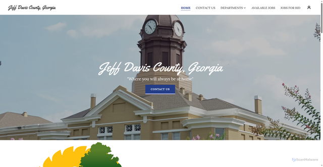 Security scan screenshot of https://jeffdaviscountyga.gov/