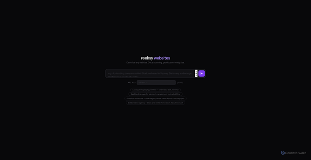 Security scan screenshot of https://websitecreator2.pages.dev/