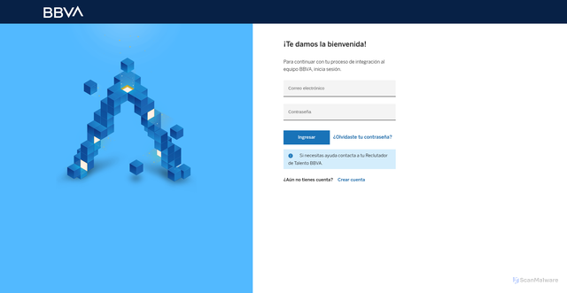 Security scan screenshot of https://www.bbva-hiring-paperless.appspot.com/