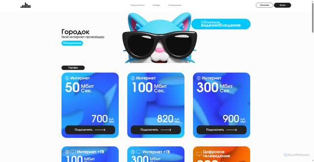 Security scan screenshot of https://gorodok1.ru