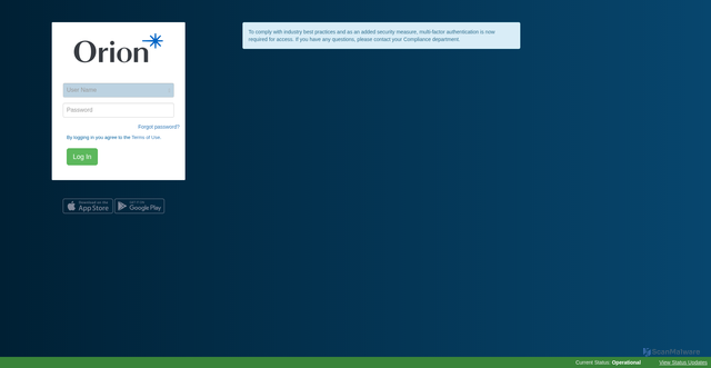 Security scan screenshot of https://compliance.basiscode.net