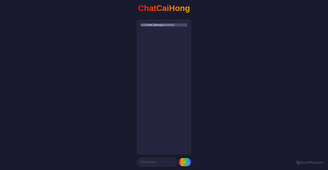 Security scan screenshot of https://chat-caihong-app-gmekxukur-068beyafcn.edgeone.app/