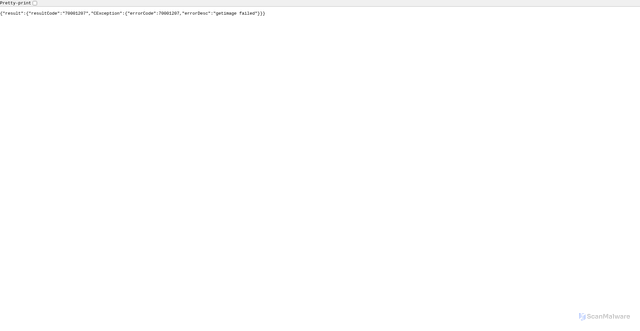 Security scan screenshot of https://upfile7.hicloud.com