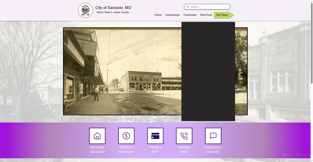 Security scan screenshot of https://www.sarcoxiemo.gov/