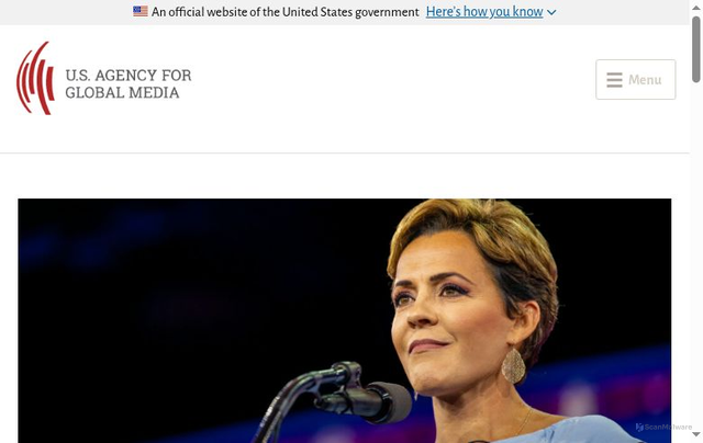 Security scan screenshot of https://www.usagm.gov/