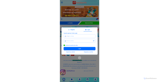 Security scan screenshot of https://dy-reuniaopg.vip/