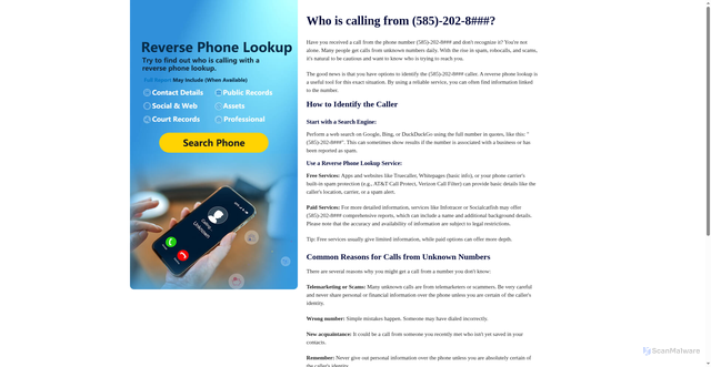 Security scan screenshot of https://phone2zjy.s3.amazonaws.com/index.html?5852028