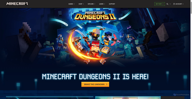 Security scan screenshot of https://mojangstudios.se
