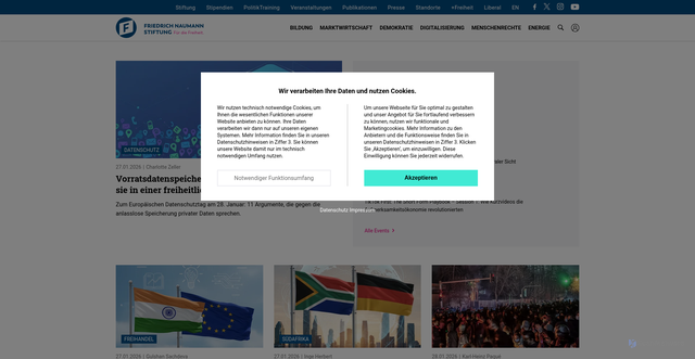 Security scan screenshot of https://www.freiheit.org/de