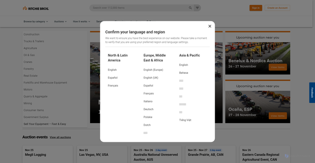 Security scan screenshot of https://www.rbauction.com/