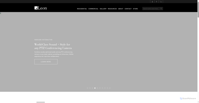 Security scan screenshot of https://leonspeakers.com