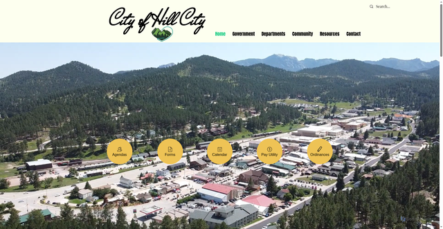 Security scan screenshot of https://www.hillcitysd.org/