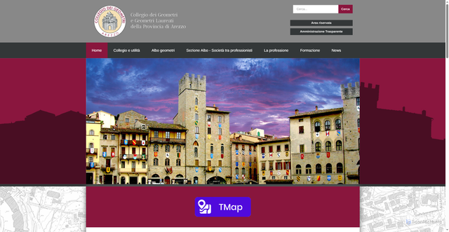 Security scan screenshot of https://www.geometriarezzo.it