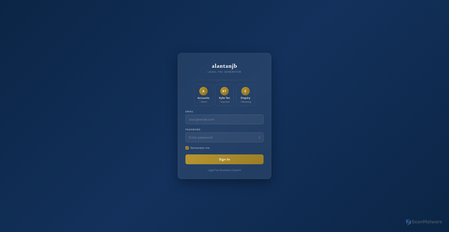 Security scan screenshot of http://lifa-legal.pages.dev/