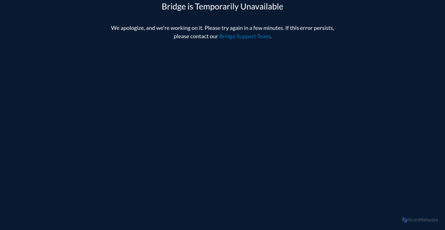 Security scan screenshot of https://consumerbankers.bridgeapp.com