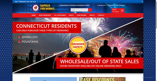 Security scan screenshot of https://www.connfireworks.com/