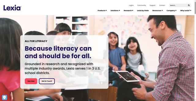 Security scan screenshot of https://www.lexialearning.com