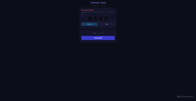 Security scan screenshot of https://numberduel-s9lpbvcfuj.edgeone.app/