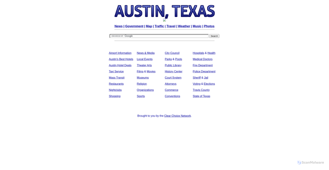 Security scan screenshot of https://cityofaustin.net/