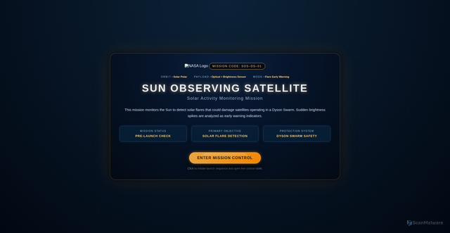 Security scan screenshot of https://sun-observer44-84s0uo12xn.edgeone.app/yessirrrr.html