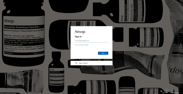 Security scan screenshot of https://aesoponline.sharepoint.com