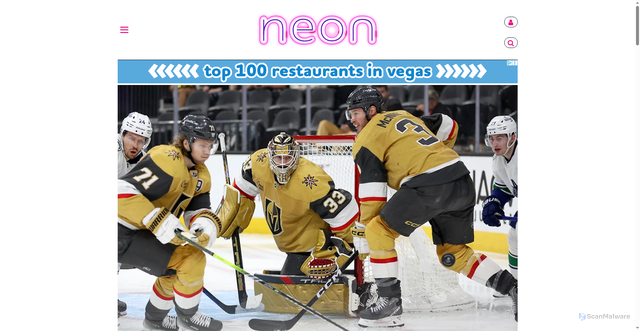 Security scan screenshot of https://neon.reviewjournal.com/goguide/event-details/golden-knights-vs-boston-bruins--4718/?date=2025-10-16_19-00-00