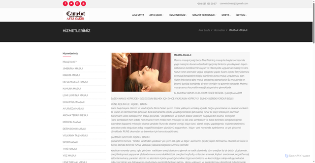 Security scan screenshot of https://hermesmart.shop/hizmet-marma-masaji-58.html